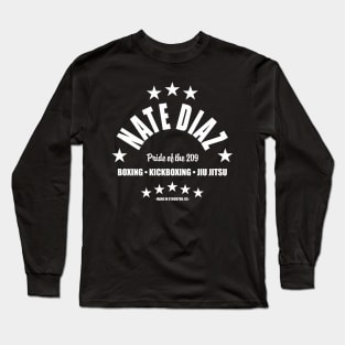 Nate Diaz WHT Long Sleeve T-Shirt